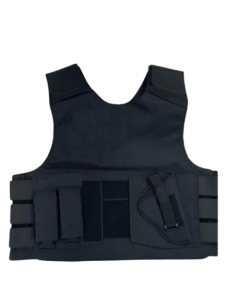 Chaleco antibalas exterior con bolsillos